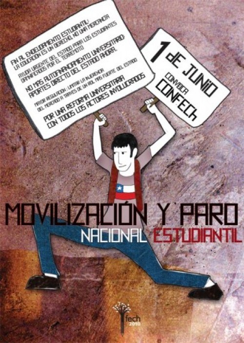 Estudiantes aprontan detalles para la movilización de mañana martes 1 de junio