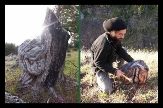 Una familia que da vida al bosque quemado