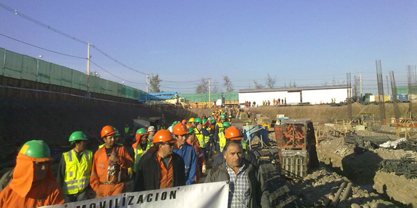 Trabajadores de la construcción del Hospital de Rancagua apuestan por un nuevo modelo sindical