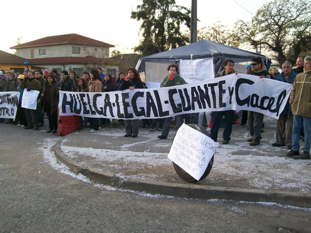 Zapateros de Guante en huelga