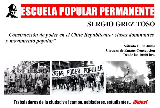Conferencia de historiador Sergio Grez en Concepción