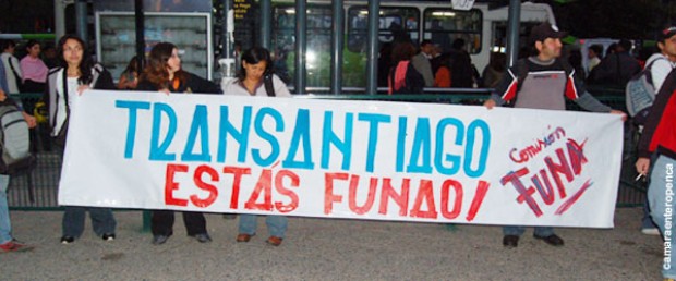 Jueves 24 de junio: Fech llama a no pagar el Transantiago