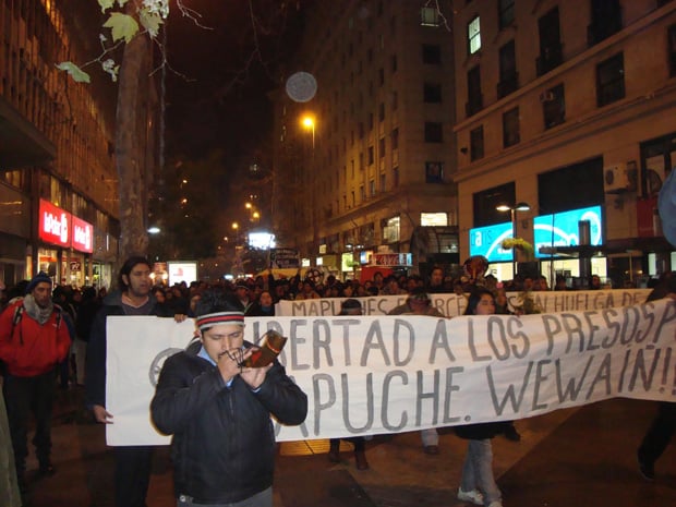 Marchas Mapuche en Valdivia, Temuco, Concepción, Santiago y Valparaíso