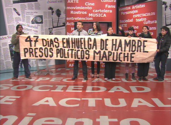 Acción directa mapuche logró romper cerco informativo en Canal 13