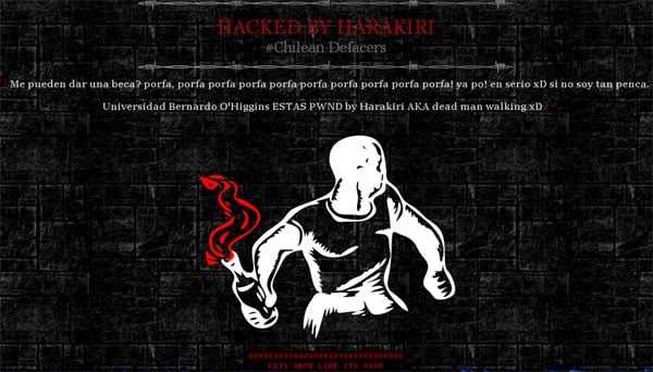 Universidad Bernardo O’Higgins y e Instituto Inglés a tu Medida fueron hackeados