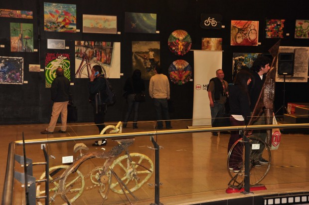 Expo Arte y Bicicleta hasta el 10 de octubre en Metro Quinta Normal