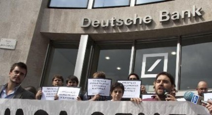 Colectivo ciudadano denuncia la especulación financiera del  Deutsche Bank