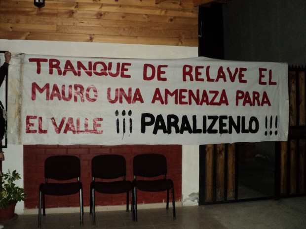 Caimaninos inician huelga de hambre contra tranque de relaves El Mauro