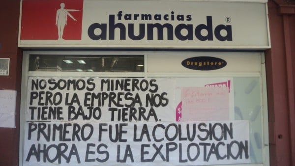 Huelga en Farmacias Ahumada (FASA) continúa ante silencio de los empleadores y canales de televisión