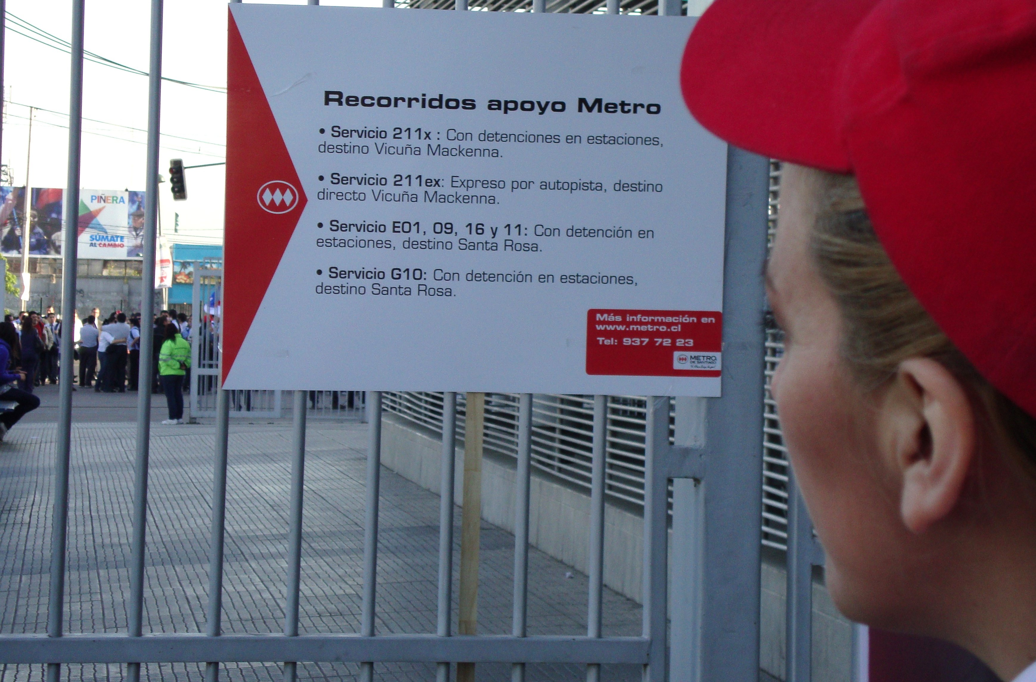 Huelga en el Metro: Trabajadores, hoy presentan recurso de protección