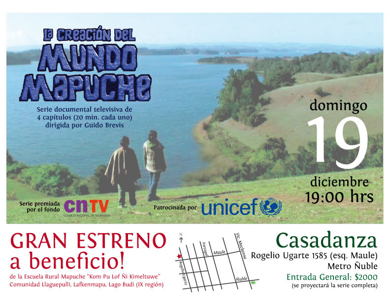 Estreno serie documental «La Creación del Mundo Mapuche» este domingo 19
