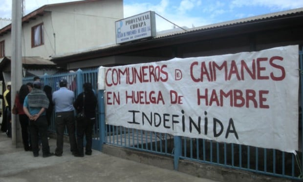 68 días de huelga de hambre por Caimanes