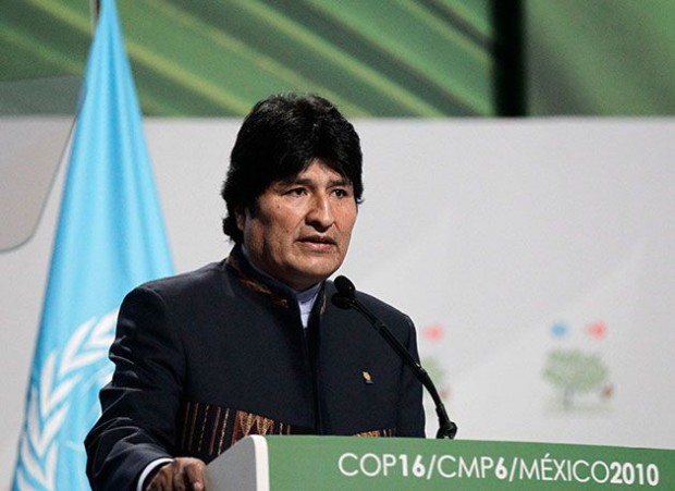 Evo Morales: “el calentamiento global es un problema estructural de carácter mundial que nos está dejando sin agua”