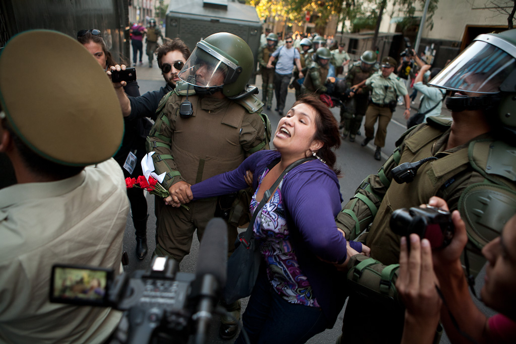 Ayer dos nuevas manifestaciones por Isla Riesco y «caso bombas» en Santiago