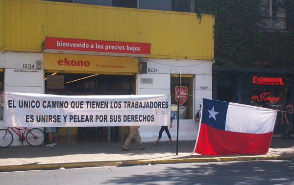 Trabajadores de Ekono en huelga se repliegan