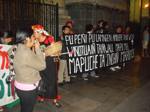 Hoy jueves marchas en apoyo a presos políticos mapuches