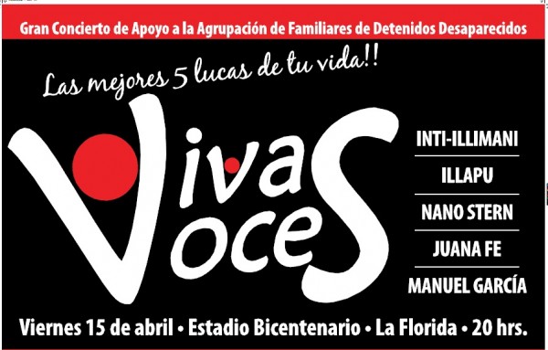 Hoy viernes recital en La Florida en beneficio de la AFDD