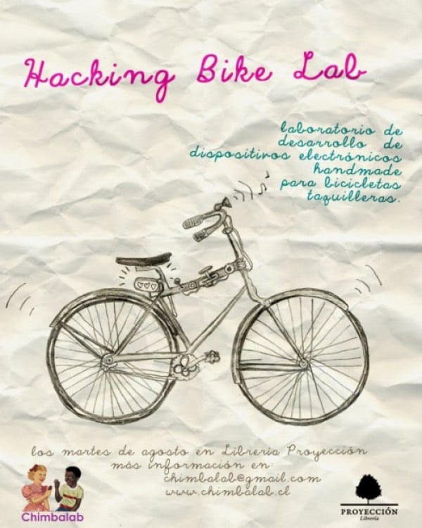 Chimbalab invita a taller de dispositivos electrónicos para bicicletas