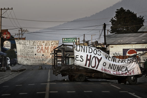 Barricadas contra el crimen organizado