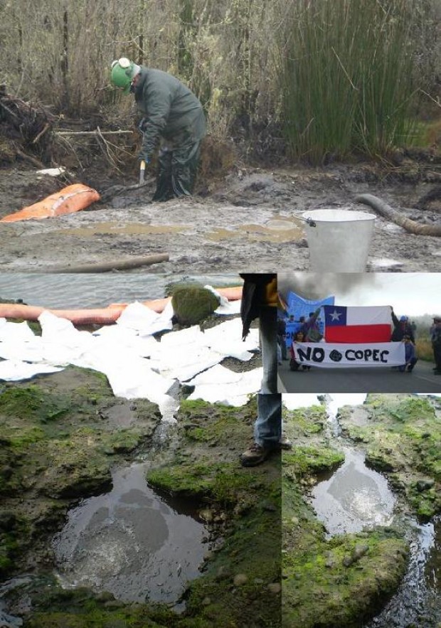 Desastre ambiental de Copec en Calbuco: 30 mil litros derramados