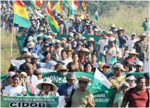 Líderes indígenas bolivianos hacen recuento de 66 días de marcha