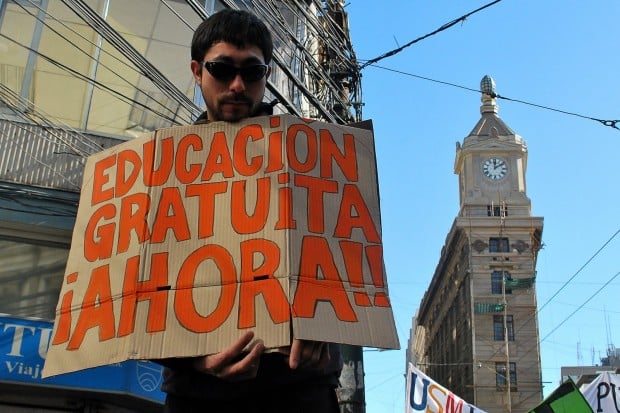 Estudiantes harán presión en Valparaíso en día clave para Ley de Presupuesto 2012