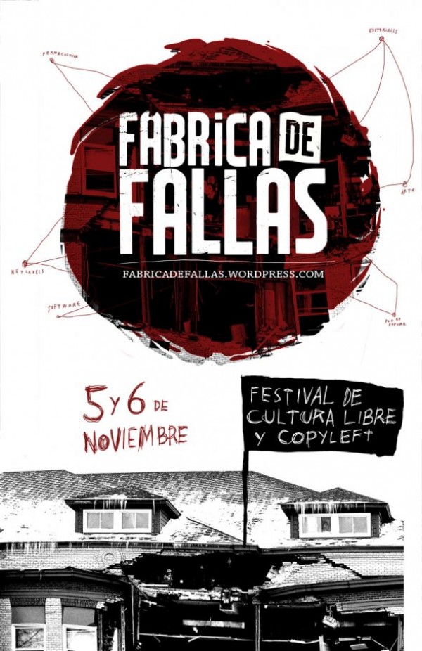 Este sabado y domingo «Fabrica de Fallas», festival de ‘cultura libre y copyleft’ en Santiago