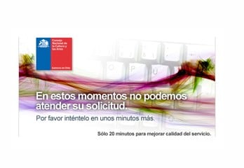 Fondos de Cultura y su sitio web otra vez colapsado