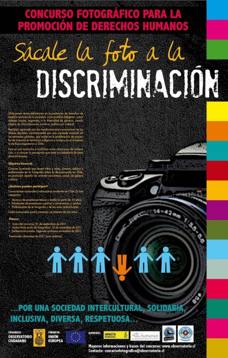 Hoy te esperamos en premiación de concurso fotográfico para la promoción de los Derechos Humanos, “Sácale la Foto a la Discriminación”