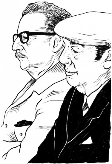 Neruda y Allende: Dos vías para el mismo Carroza