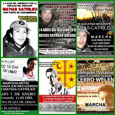 En Chile y el mundo piden justicia por Matías Catrileo, a cuatro años de su asesinato