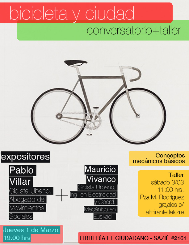 Hoy: Bicicleta y Ciudad en El Ciudadano. Pedalea que es a las 7