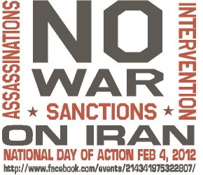 4 de febrero: LLamado a protesta mundial contra guerra a Irán