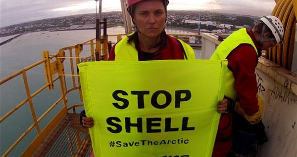 Campaña para que Shell no contamine el Ártico