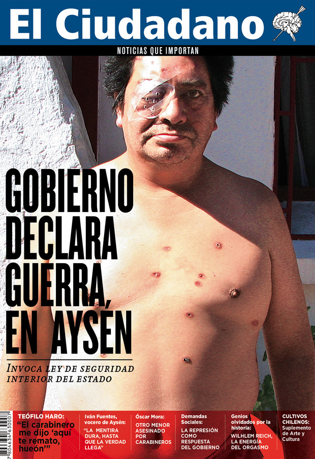 ¡Hoy en quioscos! Gobierno declara la guerra en Aysén. Nueva edición de El Ciudadano