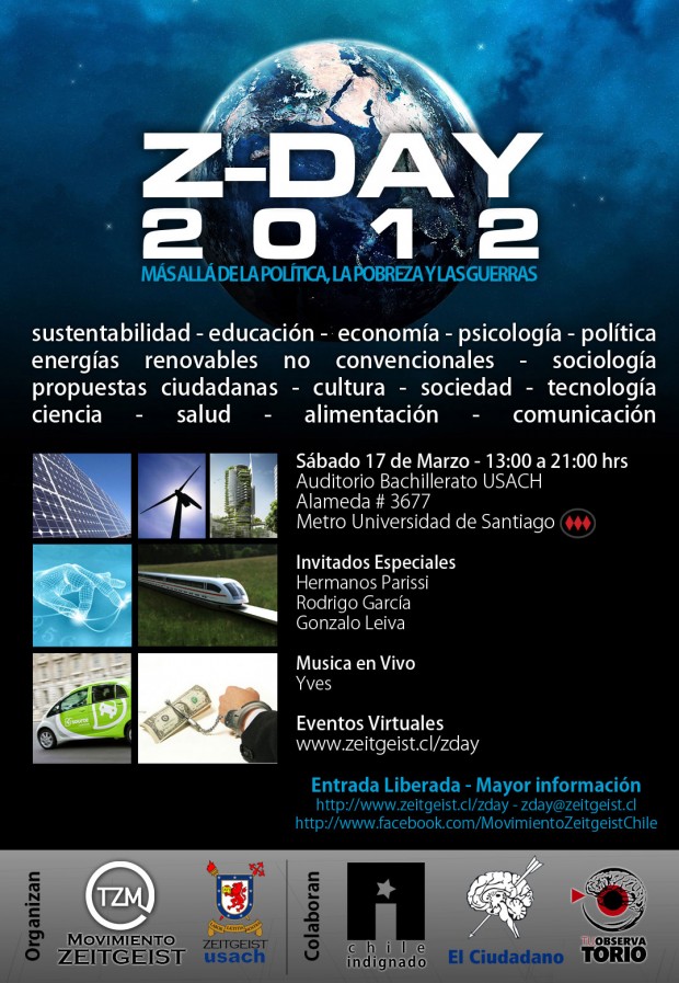Foros y actividades este sábado en Zeitgeist Day 2012