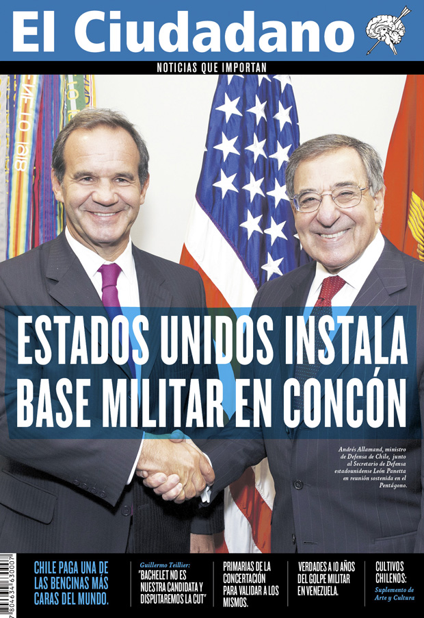 Estados Unidos instala base militar en Chile, en la nueva edición de El Ciudadano