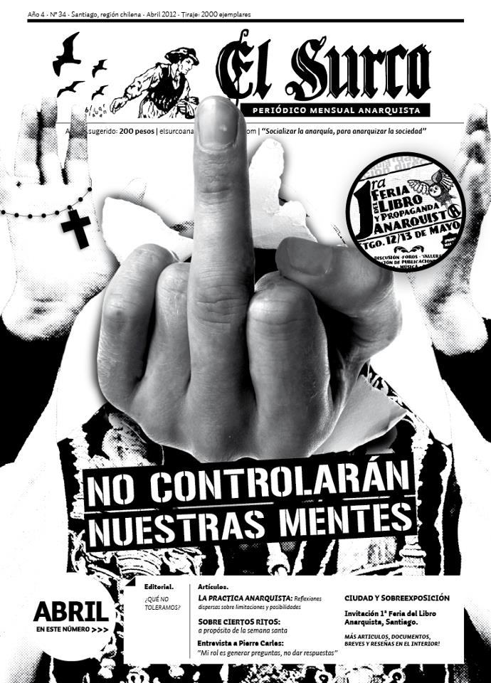 Periódico anarquista «El Surco» lanza su edición de abril