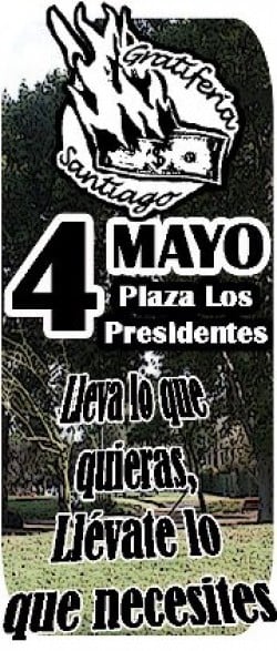 GratiFeria: Feria Sin Dinero! Viernes 4 de mayo en Santiago
