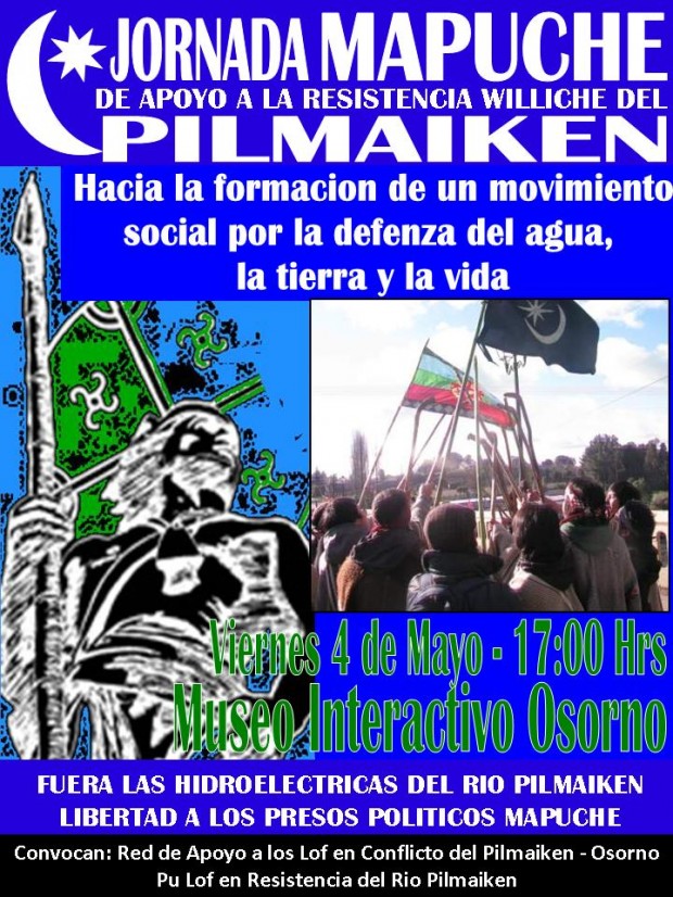 Jornada de apoyo a la resistencia williche de río Pilmaiken