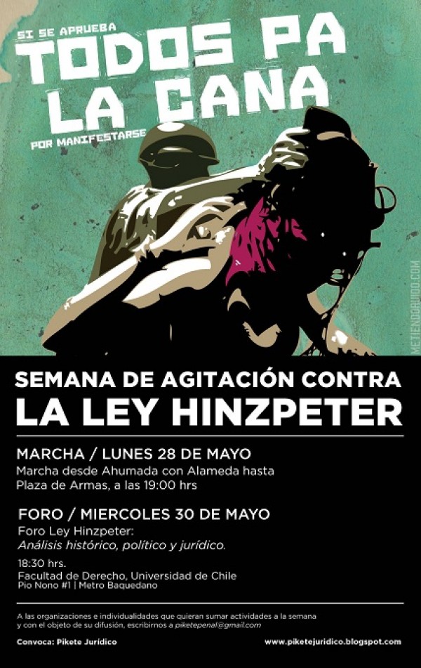 Hoy se inicia semana de agitación contra “Ley Hinzpeter”