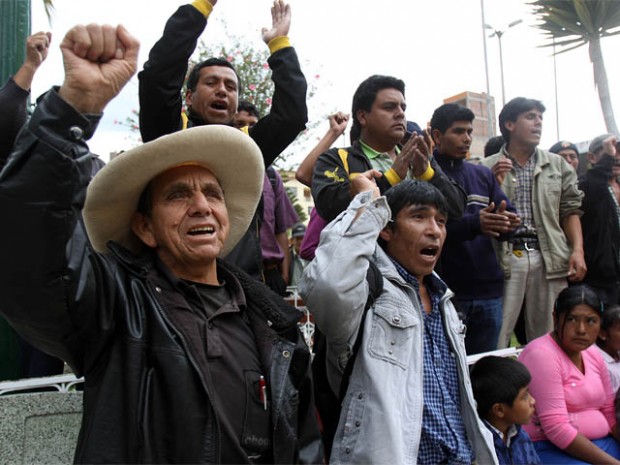 La protesta social logra suspender temporalmente proyecto minero en Cajamarca