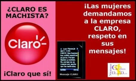 Publicidad machista de la empresa Claro desata polémica en Nicaragua