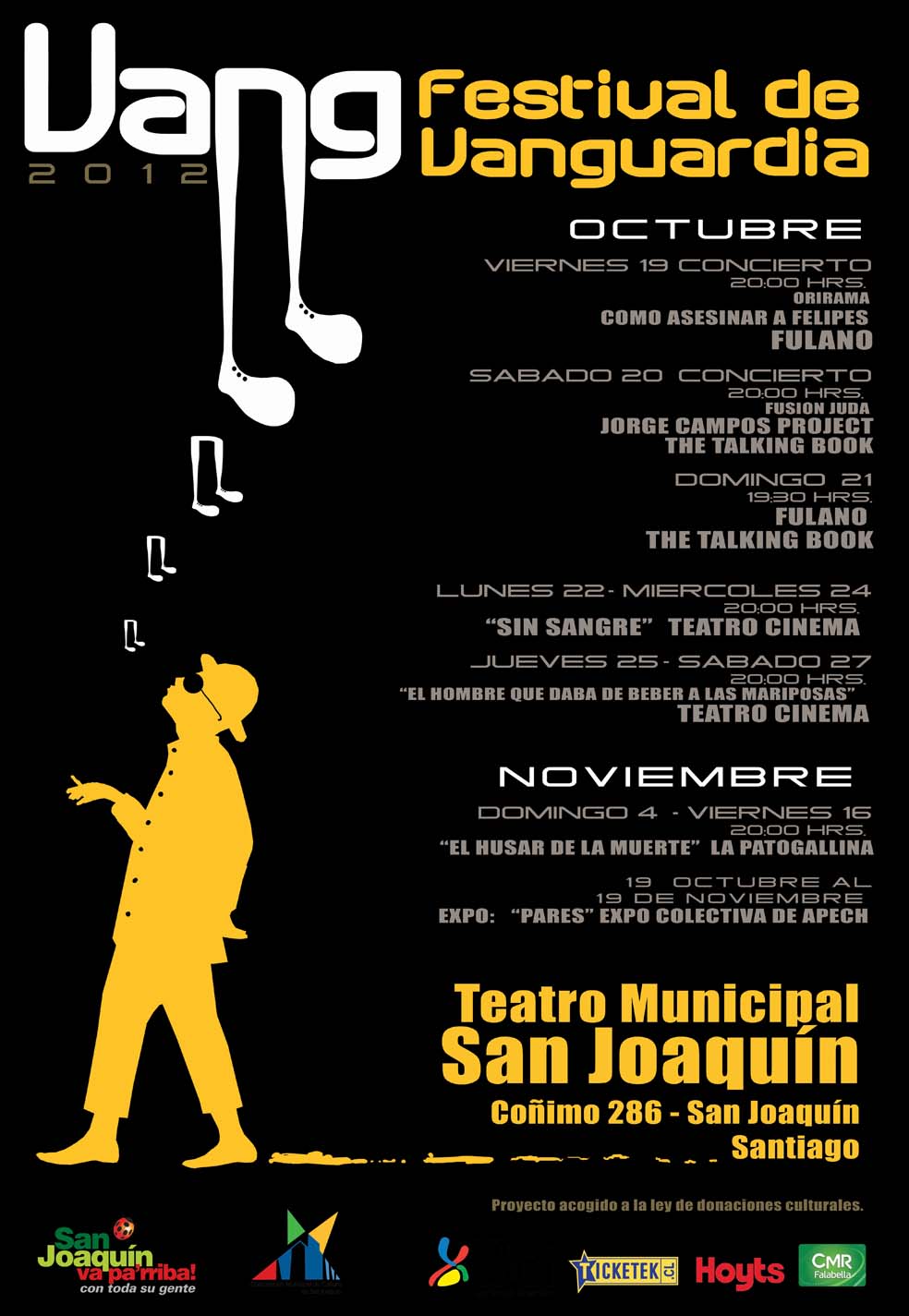 1er Festival Internacional de Vanguardia Chile del 19 de octubre al 16 de noviembre