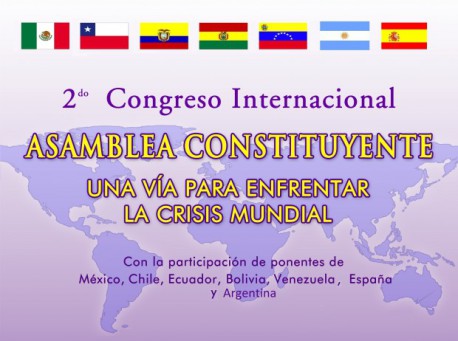 En Ecuador se realizará el 2° Congreso Internacional sobre la Asamblea Constituyente
