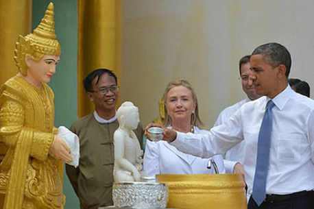 Visita a Myanmar: Obama el pivote