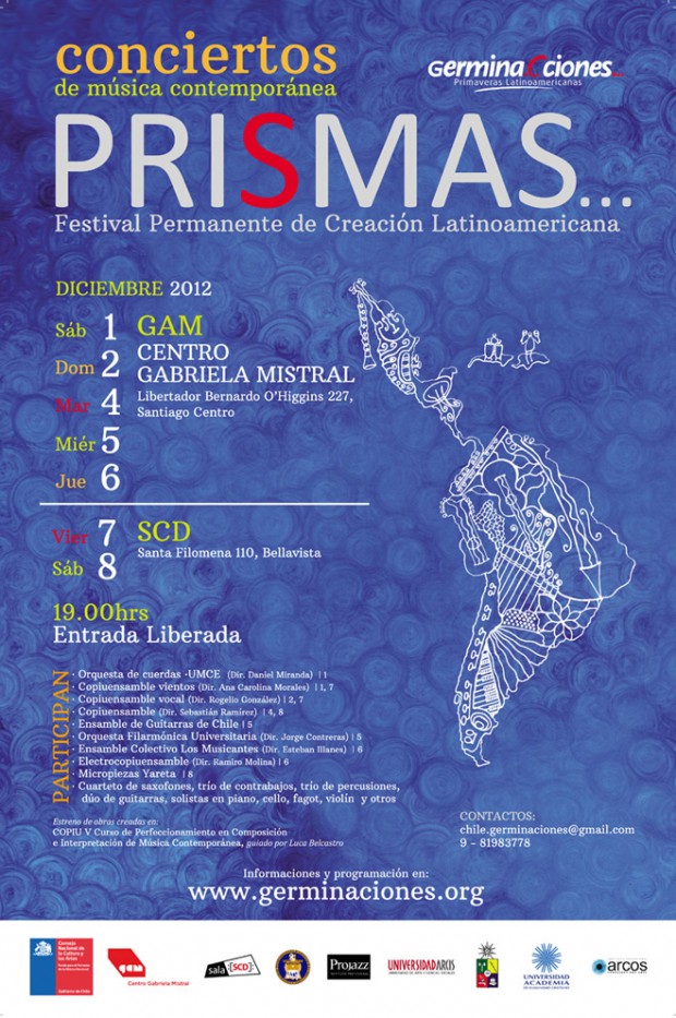 Hasta el sábado Santiago y Valparaíso tendrán música contemporánea con Festival Prismas
