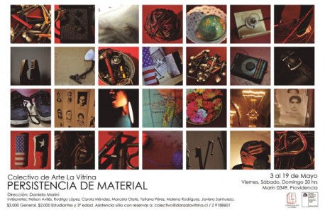 Este viernes se estrena «Persistencia del material», obra del Colectivo de Arte La Vitrina
