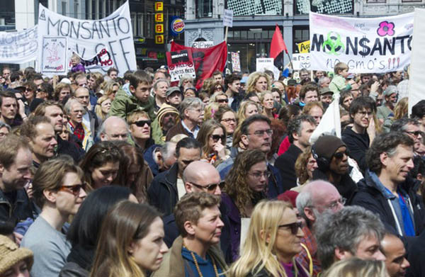 Miles de personas protestaron contra Monsanto en 52 países