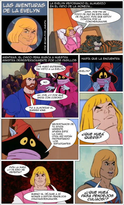Notable: Parodian a Matthei y otros políticos con personajes de He-Man